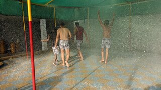 Rain Dance at Varanasi Fun City