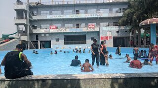 Wave Pool at Varanasi Fun City